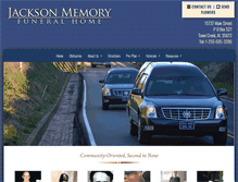 Tablet Screenshot of jacksonmemoryfuneralhomeinc.com